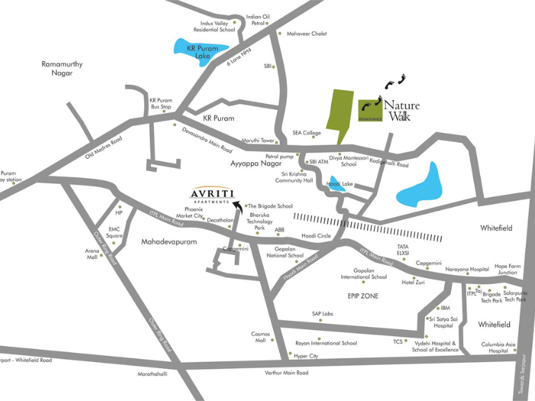  Renaissance Nature Walk location-map
